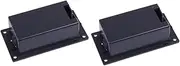 Yardwe 2Pcs Box Active Bass Pickup Battery Box Compact Synthetic Battery Holder for Guitar Bass for Home Performance Ktv Durable Lightweight Design