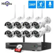 5MP WIFI Security Camera Kit Human Detection IR Night Vision IP Camera System