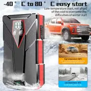 Portable 99900mAh 12V Car Jump Starter Power Bank Pack Battery Charger Booster~