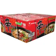 Nongshim, Shin Ramyun Noodle Soup, 4.2 oz, 18-Count