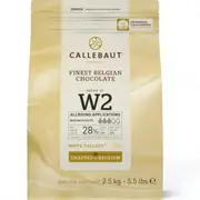 Callebaut White Chocolate Couverture Callets W2 2.5kg