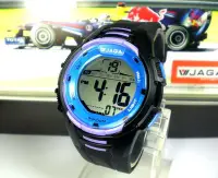 在飛比找Yahoo!奇摩拍賣優惠-地球儀鐘錶【JAGA】 冷光電子錶 大字幕 酷似G-SHOC