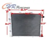Aluminum Radiator for 2007-2013 2008 2009 2010 2011 2012 POLARIS RZR800 RZR800S