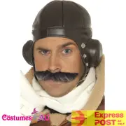40s WW2 Retro Men Winter Warm Earmuff Aviator Pilot Trapper Flying Hat Ski Cap