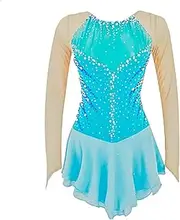 [Zagitova] Figure Skating Dress for Women, Gymnastics Jumpsuit Ballerina Dance Costume Ice Skating Costumes