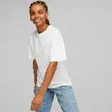 在飛比找遠傳friDay購物優惠-PUMA 基本系列Her女短袖上衣-白-67310702