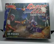 Melissa & Doug Puzzle "Close Call" Baseball Jumbo Floor Jigsaw 48 Pcs.