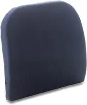 [TEMPUR] Lumbar Support, Lower Back Support, for Chairs, Posture Support, Adjustable Height, Dark Blue, 36 x 36 x 7cm