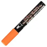 Marvy Uchida Bistro Chalk Marker Fluorescent Orange Broad Tip Office School Art