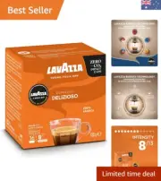 A Modo Mio Espresso Delizioso, 16 Coffee Pods, 100% Arabica, Sweet Taste, Int...