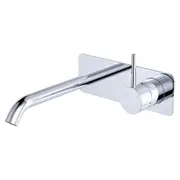 Fienza Kaya Up Basin/Bath Mixer 200mm Dress Kit Soft Square Plate Chrome D228119-200