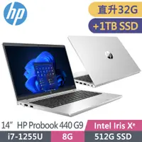 在飛比找PChome24h購物優惠-HP ProBook 440 G9 (i7-1255U/16