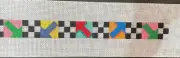 S Roberts Cook Adult Arrows Theme Belt Handpainted Needlepoint Canvas