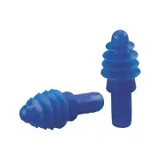 Honeywell Howard Leight Airsoft® Reusable Earplug, Thermoplastic Elastomer, Blue