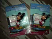 Set of 2 Wilton Disney Mickey Mouse Birthday Candle Cake Toppers