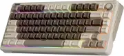 iLovBee B75 Mechanical Keyboard-wired, BT, 2.4Ghz lubed linear switches hot swap