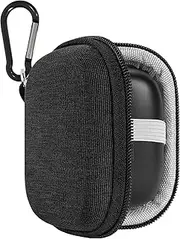 Geekria Shield Earbuds Cover Compatible with JBL Vibe 200/100, Wave 100/200/300, Tune 130NC/230NC/Flex, Live Pro 2 TWS, Vibe Beam Case Replacement Hard Shell Travel Carrying Bag (Grey)