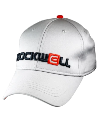 Rockwell Watch Company Flexfit Stretch Fit Baseball Cap Hat, Gray