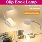 Mini Clip Book Lamp LED Table Lamp Eye Protection 3 Colors Night Light Portable