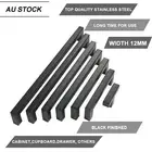 Black Stainless Steel Cabinet Handles Kitchen Drawer Pulls Cupboard Door Knobs