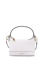 [Michael Kors] Michael Kors-Wythe Leather Handbag With Frontal Logo-Donna OS