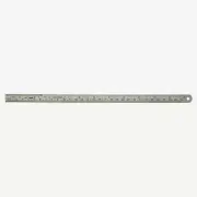 Stahlwille 13110 Steel Ruler, Metric-Inch Scale, 300mm