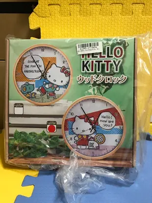 ［現貨］日本 Toreba 💕Hello Kitty 凱蒂貓 時鐘 掛鐘 木鐘💕