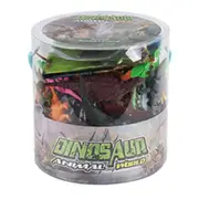 Dinosaur Animal World Play Set Tub 34pc