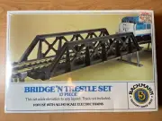 Bachmann HO Railroad 17 pc Bridge'n Trestle Set 46225 Model **SEALED**