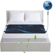 Grounding Mat, Grounding Mat for Bed, Grounding Therapy Pad for Sleeping,27x78 Inch with 15 Ft Grounding Cord, Breathable Grounding Pad for Better Sleep