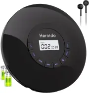 Jensen Portable CD Player Personal CD/MP3 CD Player + with LCD Displa