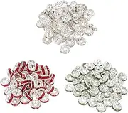 VILLFUL Spacer Beads 300pcs Rhinestone Loose Beads Jewelry Craft Making Smooth Edges Boys and Girls Toy Decorations