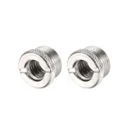 3/8” Female To 5/8" Male Threaded Screw Adapter For Microphone Stand 2pcs