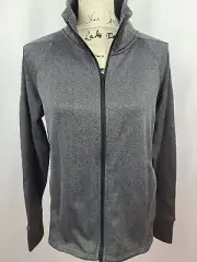 Champion C9 Women's Grey Herringbone Tech Fleece Full Zip Athletic Jacket New