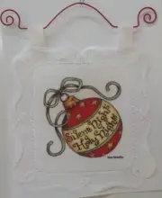 Lace Wall Hanging - Silent Night - 10 x 8 Inches