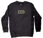 Brand New Vans Kids Half Box Crew Sweater Black Size M(10-12)