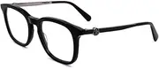 [Moncler] ML5176 001 Shiny Black 52/20/145 Men's Glasses, 001 Shiny Black, 52/20/145
