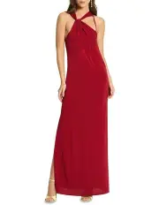 [Sass & Bide] Night Jazz Strap Dress in Dark Red