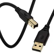Printer Cable 6FT USB 2.0 Printer Cable USB-A to USB-B Cable, High Speed Scanner