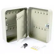 30 Key Cabinet Capacity Durable Secure Numbered Key Tags With Hooks