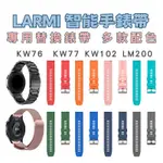 樂米LARMI 智能手錶專用錶帶 22MM KW77 KW102 LM200 樂米一代 樂米二代 樂米三代 樂米四代錶帶