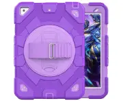 Case for iPad 10.2 inch 2019/2020/2021/iPad Pro 10.5 inch 2017 Heavy Duty Shockproof Rugged Cover with Stand-Purple