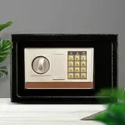 Electronic Digital Security Double Alarm Safe Box 8.5L Cash Deposit Home Office Business Use Storage