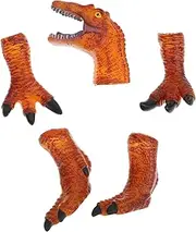 UPKOCH 5Pcs Interactive Dinosaur Gloves for Fun Puppet Plaything Creative Role Play Present for Boys Develops Imagination and Communication Skills