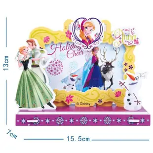 【TDL】冰雪奇緣艾莎安娜公主立體場景拼圖玩具 621007(平輸品)