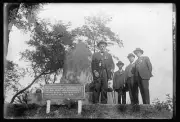 Place where Lincoln stood exposed to the fire of Earley's men,Ft. Stevens,1864