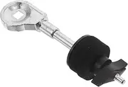 Hoement Metal Drum Leg Cymbal Stand Attachment with Integrated Cymbal Holder Durable Metal Percussion Drum Parts for Enhanced Sound Quality and Convenient Use