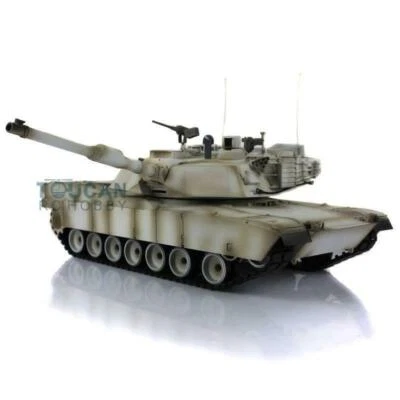 Henglong 1/16 Snow 7.0 Abrams RTR RC Tank 3918 Metal Tracks W/ Rubbers Pads