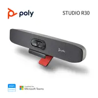 在飛比找PChome24h購物優惠-Poly Studio R30 視訊會議機