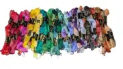 DMC 25 Lot 80 Skeins Vtg Embroidery Floss Cotton Colorfast 60s 70s France A